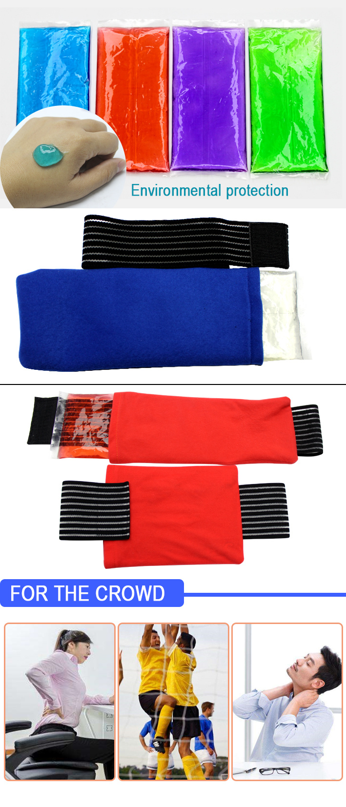 Custom Logo Portable Microwavable Gel Cold Pack