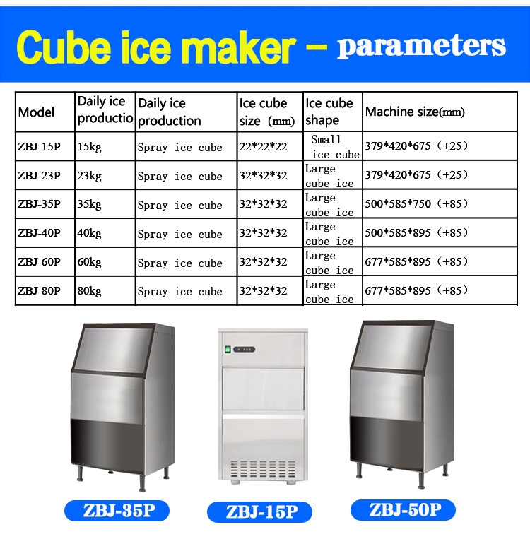 Cheap Price Ice Cube Maker Countertop Block Ice Maker Machine