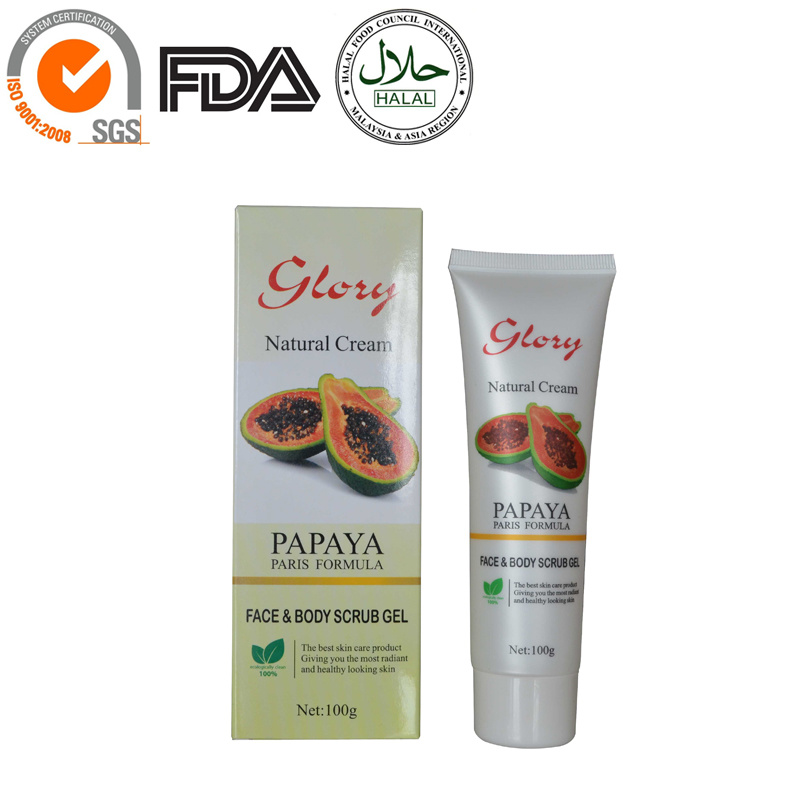 Glory Papaya Face and Body Scrub Gel 100ml