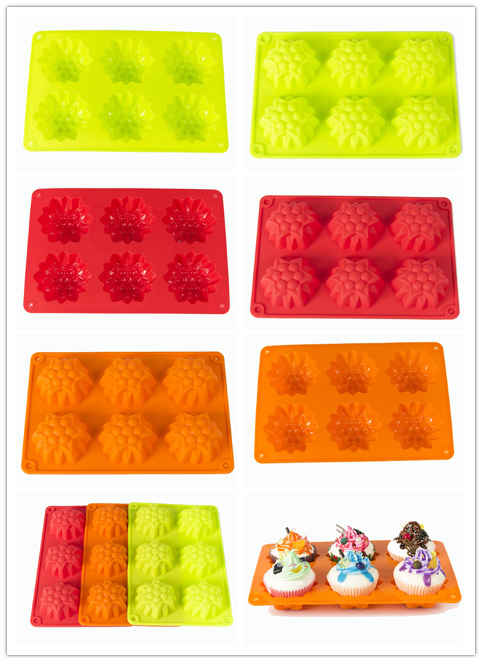 3D Star Shaped Silicone Cake Mould Food Grade Ice Cube Tray