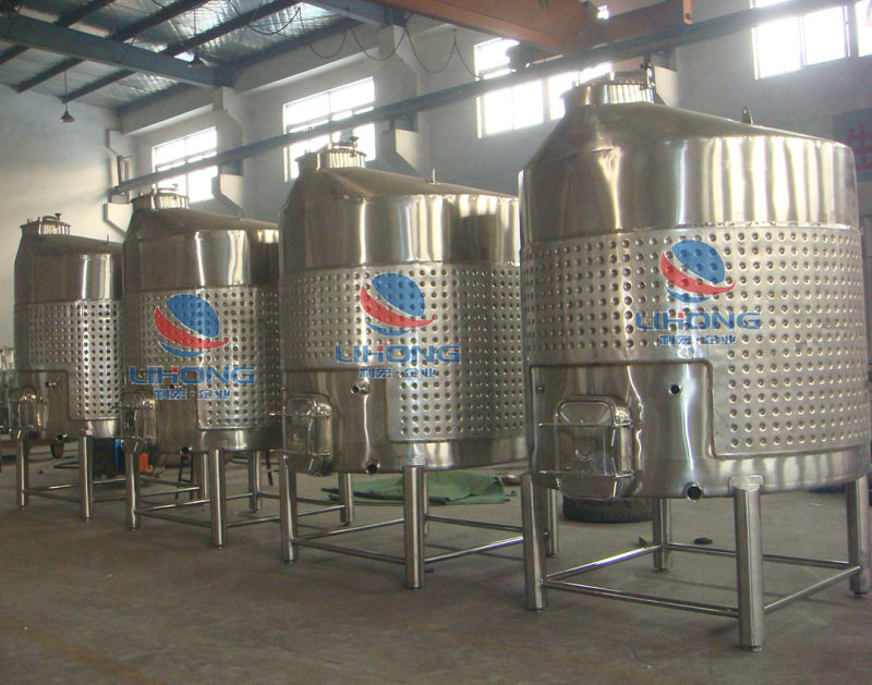 Stainless Steel Cooling Jacket Wine Tank with or Without Temperature Insulation