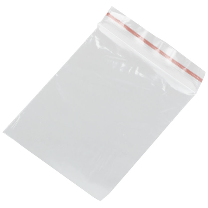 Plastic Zipper Reusable Clear Bags