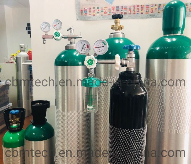 Refillable High Pressure Medical Aluminum Oxygen Cylinders