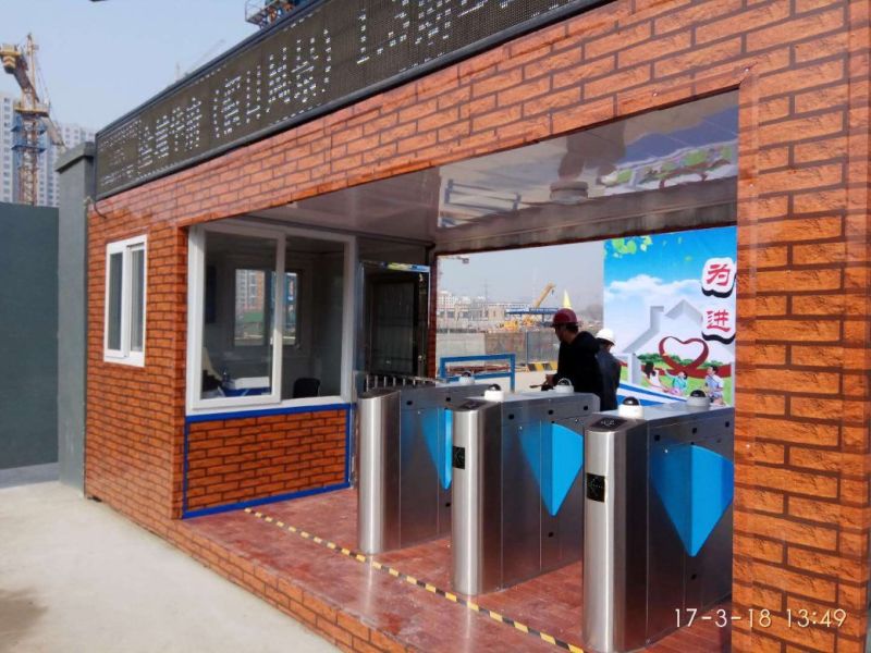 Face Recogntion Device with Time Attendance Flap Barrier Wing Gate Turnstiles