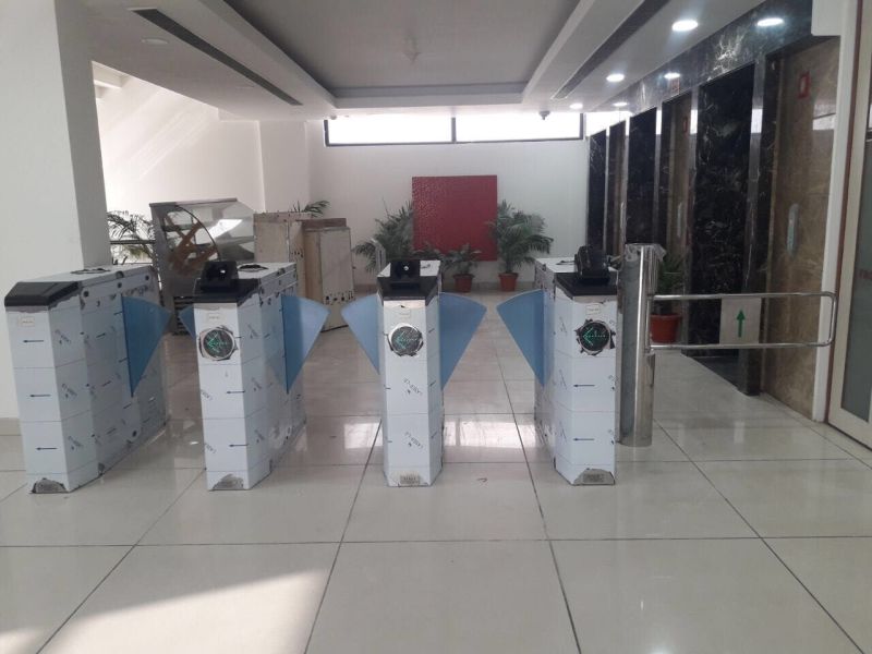 Face Recogntion Device with Time Attendance Flap Barrier Wing Gate Turnstiles