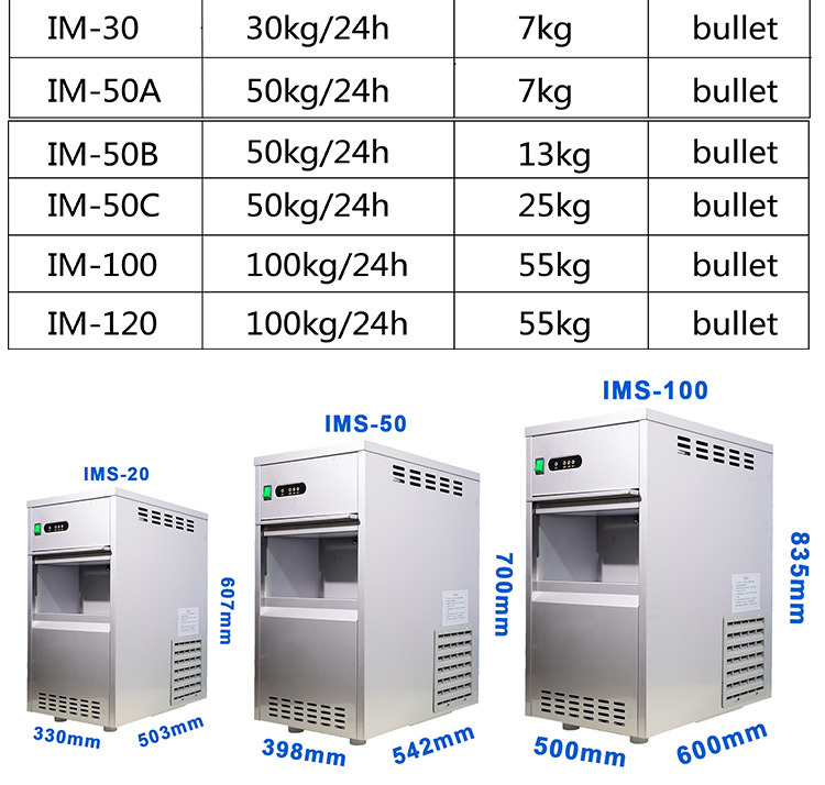 Ims-400 Snack Ice Machines Automatic Prices Refrigerator Ice Machine