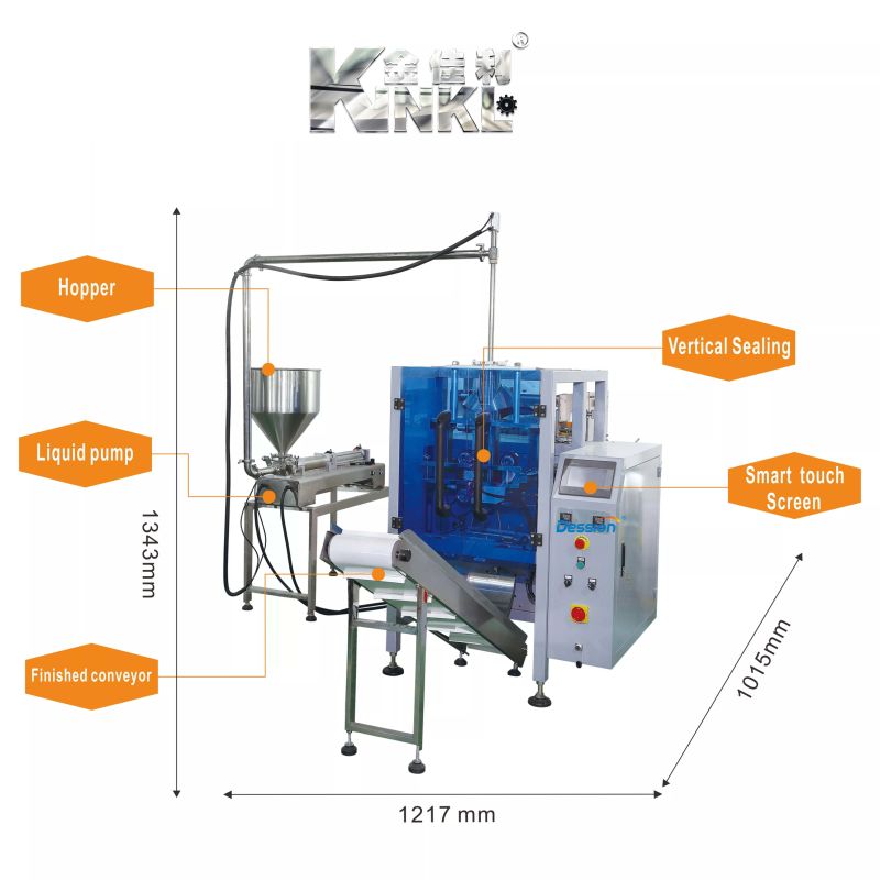 Touch Screen Gel Ice Packing Filling and Sealing Machine Manufacturer in China