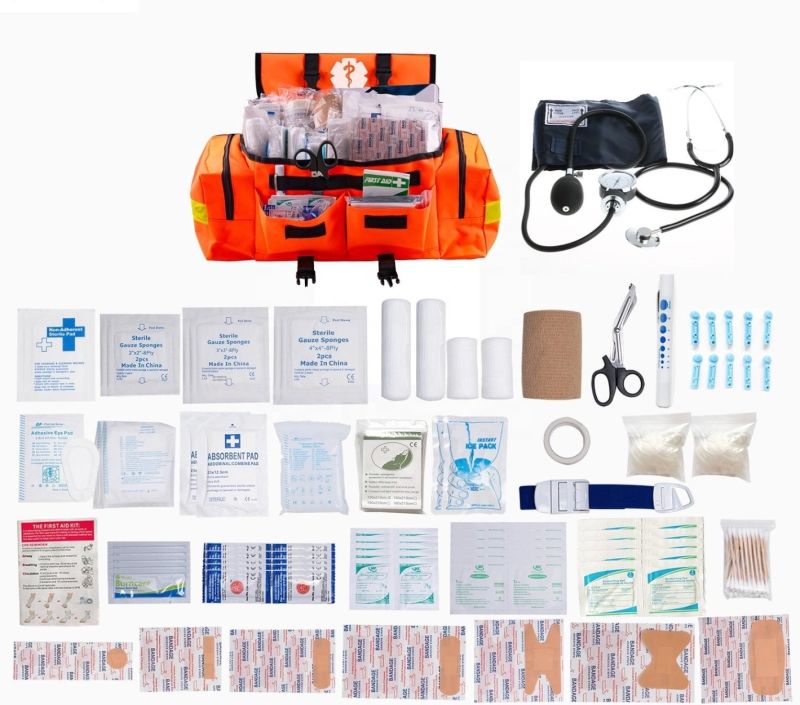 First Aid Kit Bags Emergency Response Medical First Aid Kit with Reflectors