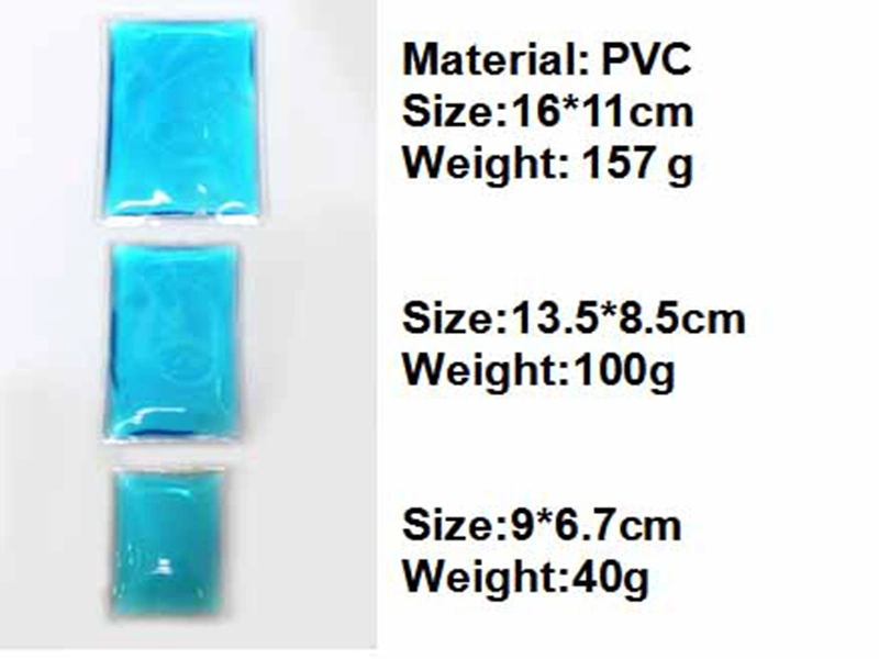 Non-Toxic PE PVC Gel Packs, Reusable Gel Ice Pack for Jelly Cold Transportation