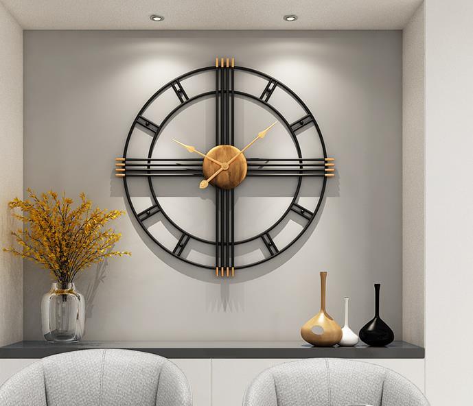 Contemporary Contracted Clock Sitting Room Wall Clock Nordic Style Tieyi Silent Clock