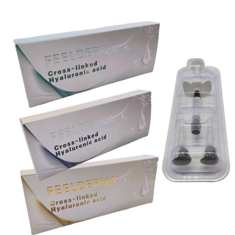 2ml Feelderma Injectable Cross Linked Medical Sodium Hyaluronate Gel Dermal Fillers Face