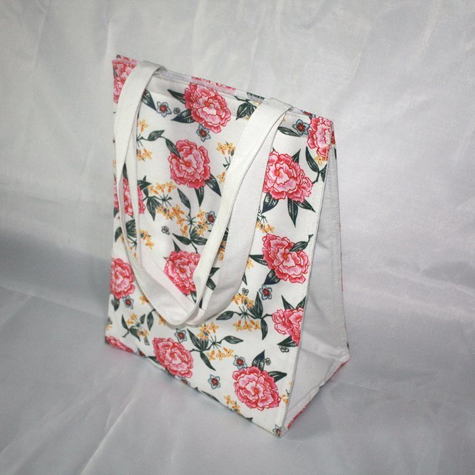 Reusable Eco Cotton Tote Picnic Insulated Cooler Bag