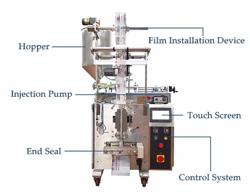 Soft Ice Cold Accumulator 200g Ice Bag Filling Packaging Machine