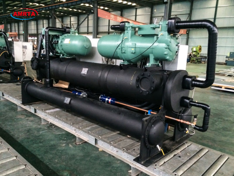 Water Cooled Screw Flooded Chiller with R22 Refrigerant