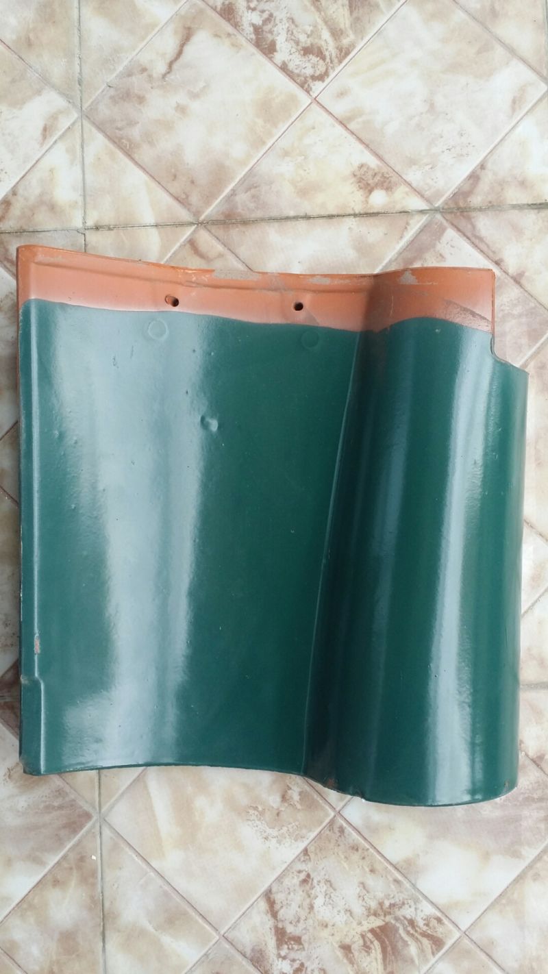 Clay Material Roof Tile Color Red Roof Tile (260X400mm)