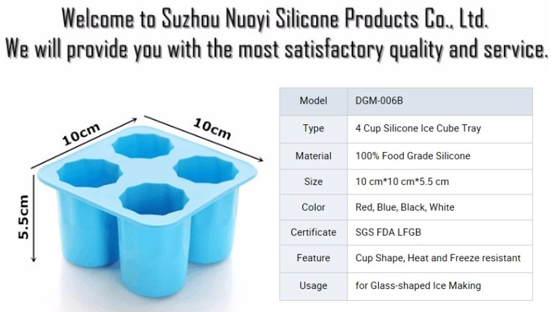 Shot Glasses Ice Mould Ice Cube Tray Mold Makes