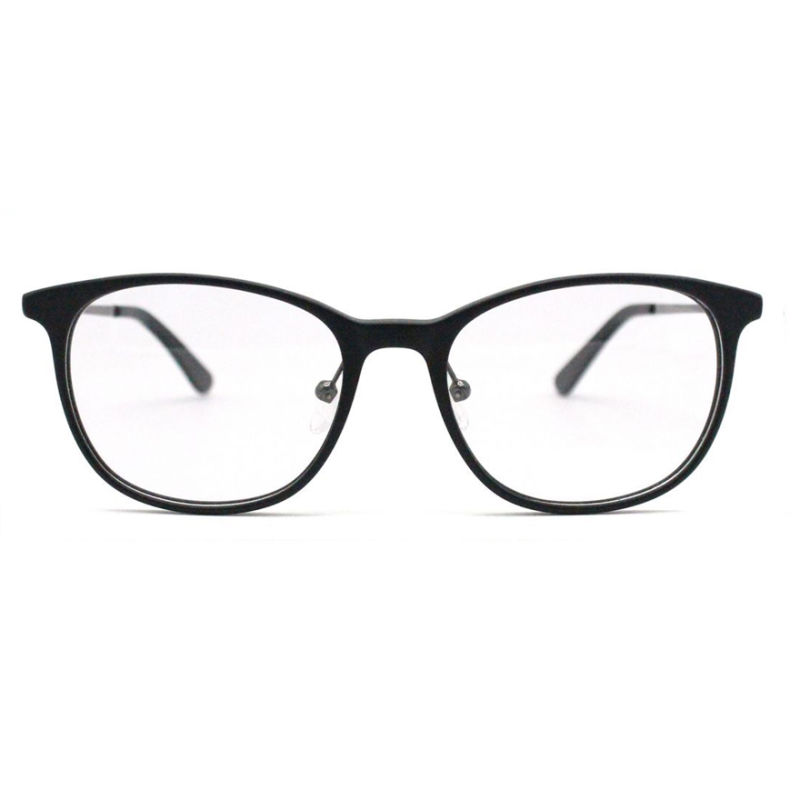 Classic Unisex Anti-Blue Light Metal Temple Acetate Optical Eyewear