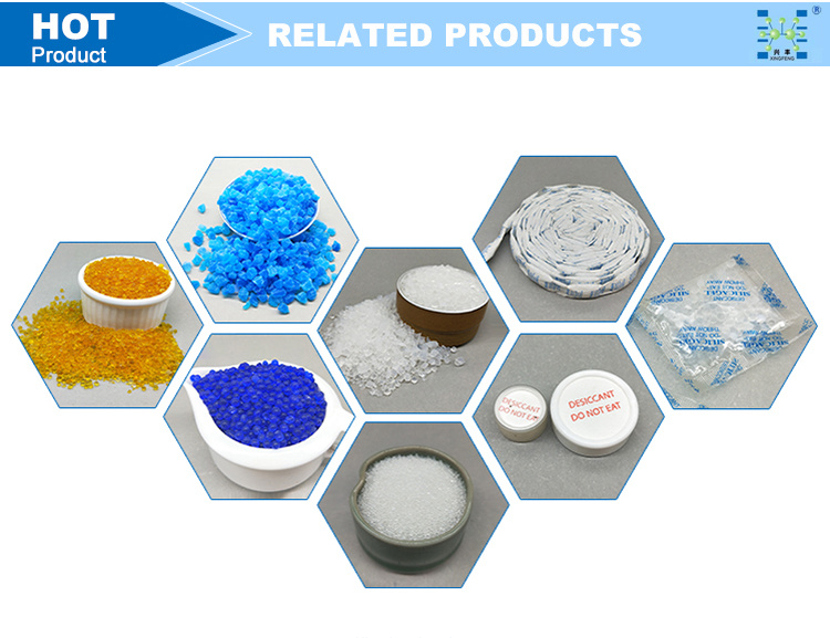 Blue Color Indicator Silica Gel for Water Absorber in Medical or Chemical Industrial