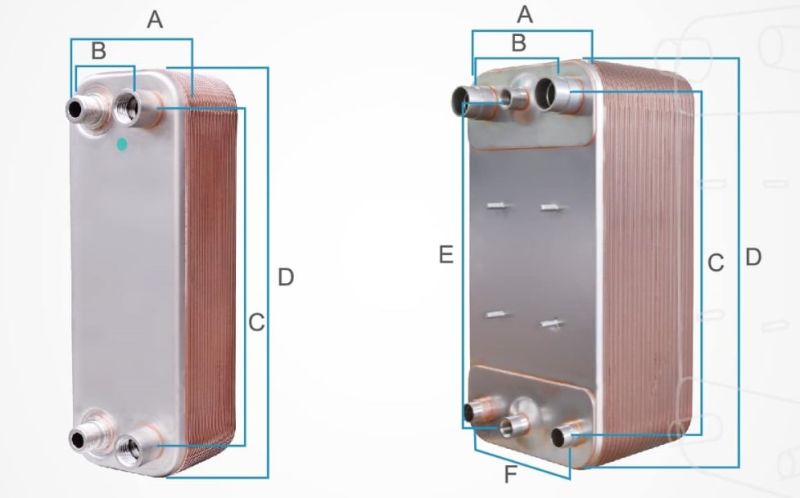 Zl95fb Copper Brazed Plate Heat Exchanger for Refrigerant Chillerr