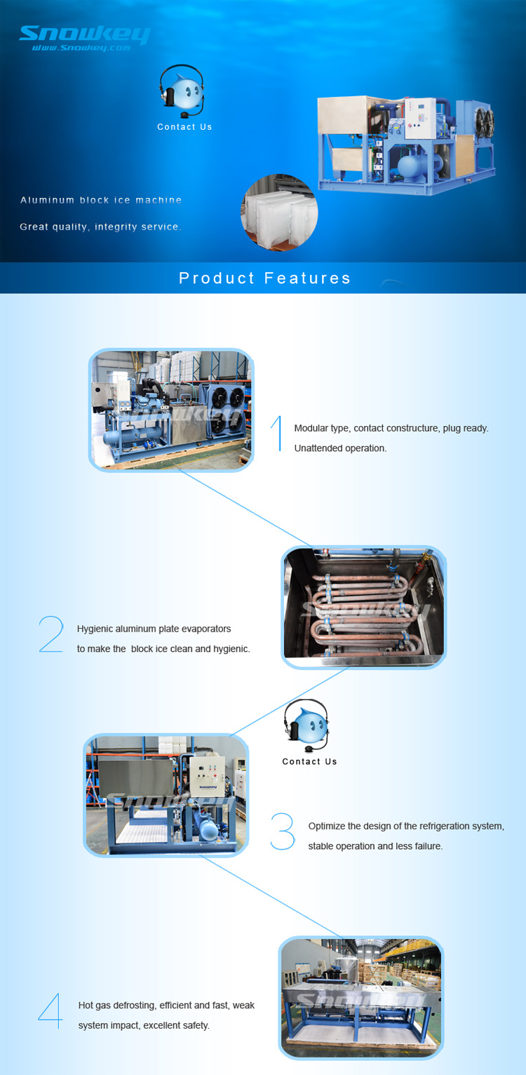 Fast Cooling Liquid Ice Making Machine with ASME Certification