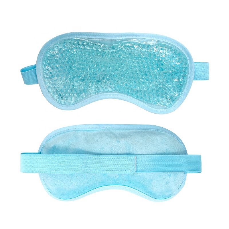 Reusable Sleeping Anti-Stress Fatigue Cold Therapy Cooling Gel Bead Eye Mask