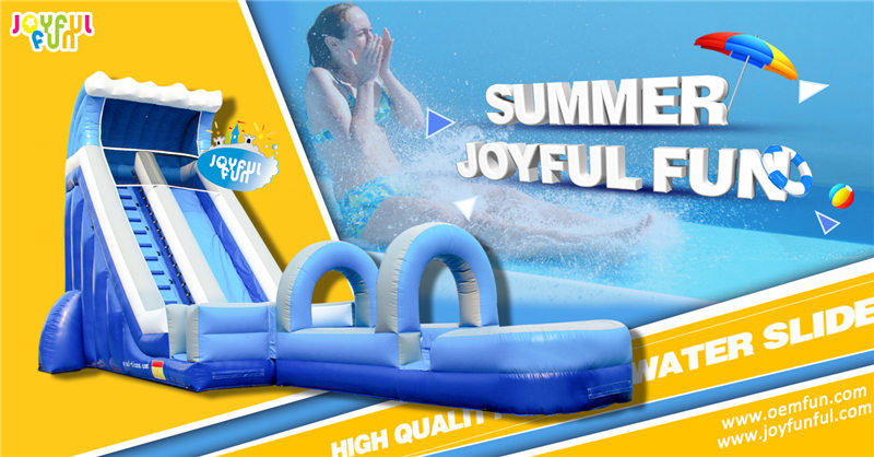 Joyful Fun Wholesale Commercial Big Large Inflatable Water Slide