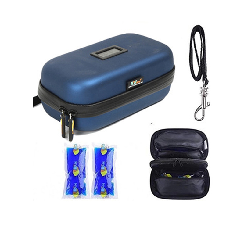 Compact Traveling Insulin Cold Pack with Temperature Display
