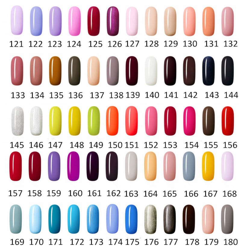 Green Color Gel Factory Wholesale Nail Gel Polish