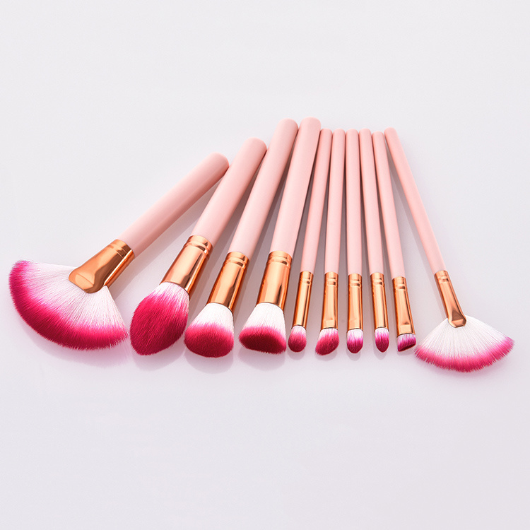 10PCS Makeup - Face, Eyes, Lips, Nails & Makeup Brushes