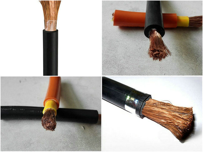 Very Flexible Silicone Rubber Jacket Welding Cables with VDE