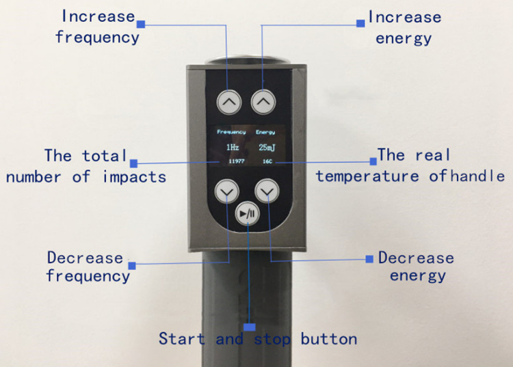 Mini Shockwave Physiotherapy Machine / Radial Shockwave Therapy for Fat Reduce