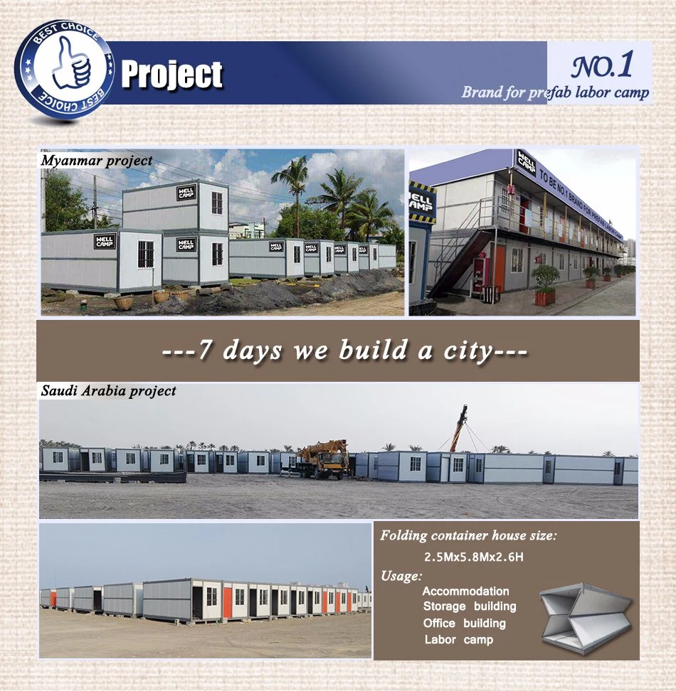 4 Minutes Can Install Portable Cabin Container House Porta Cabin
