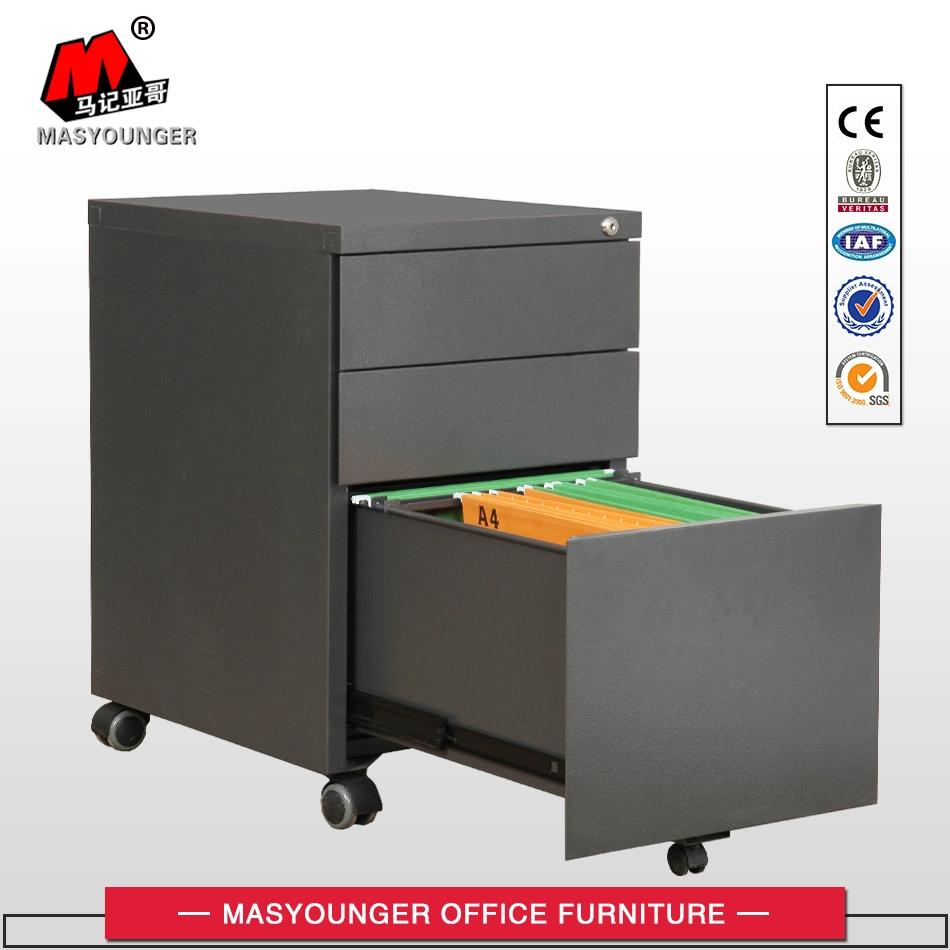 Modern Design Office Furniture File Storage Metal Moving Cabinet Mobile Pedestal