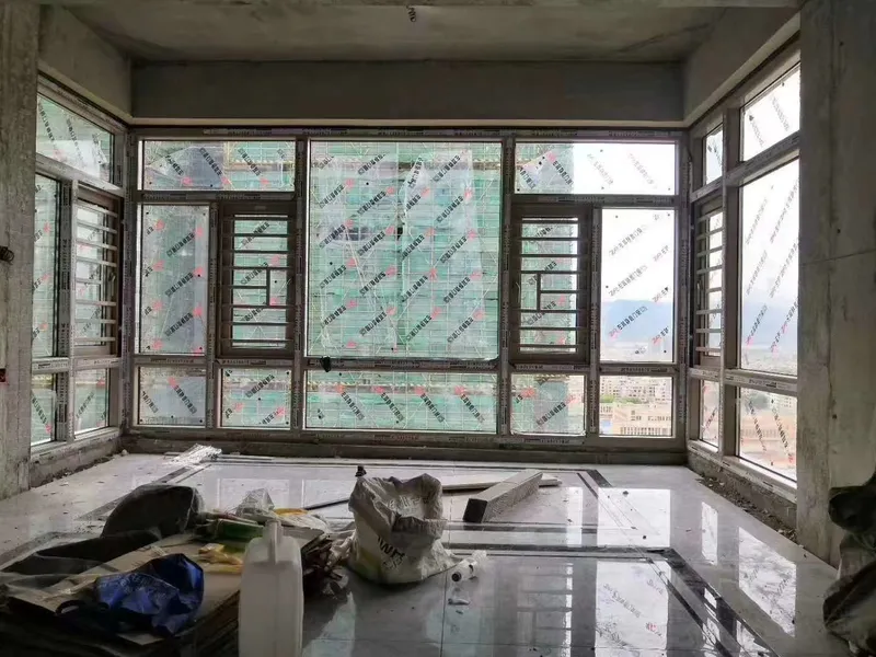 Aluminium Sliding Folding Storm Windows with ISO SGS Certificate