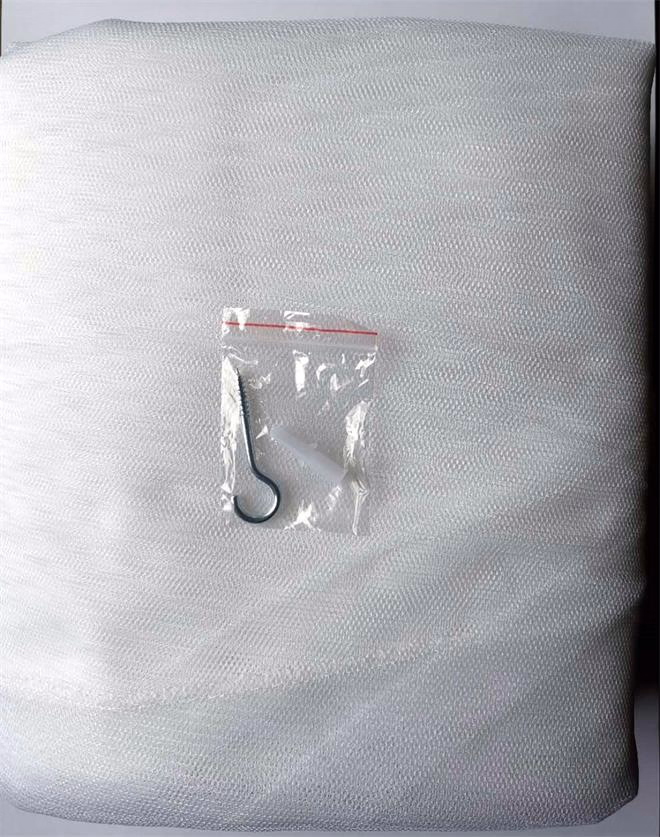 Polyester Mosquito Net for Bed White Color
