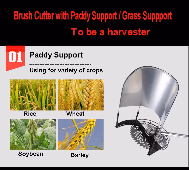 Emas 4 Stroke Brushcutter Backpack Paddy Cutter Harvestor Brush Cutter Gx35