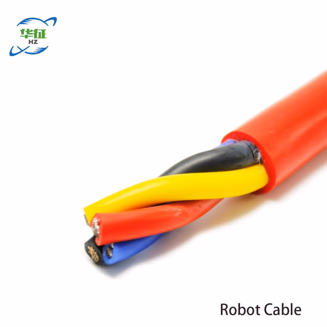 La resistencia del cable flexible de aceite de robótica Robot Cortacésped cables
