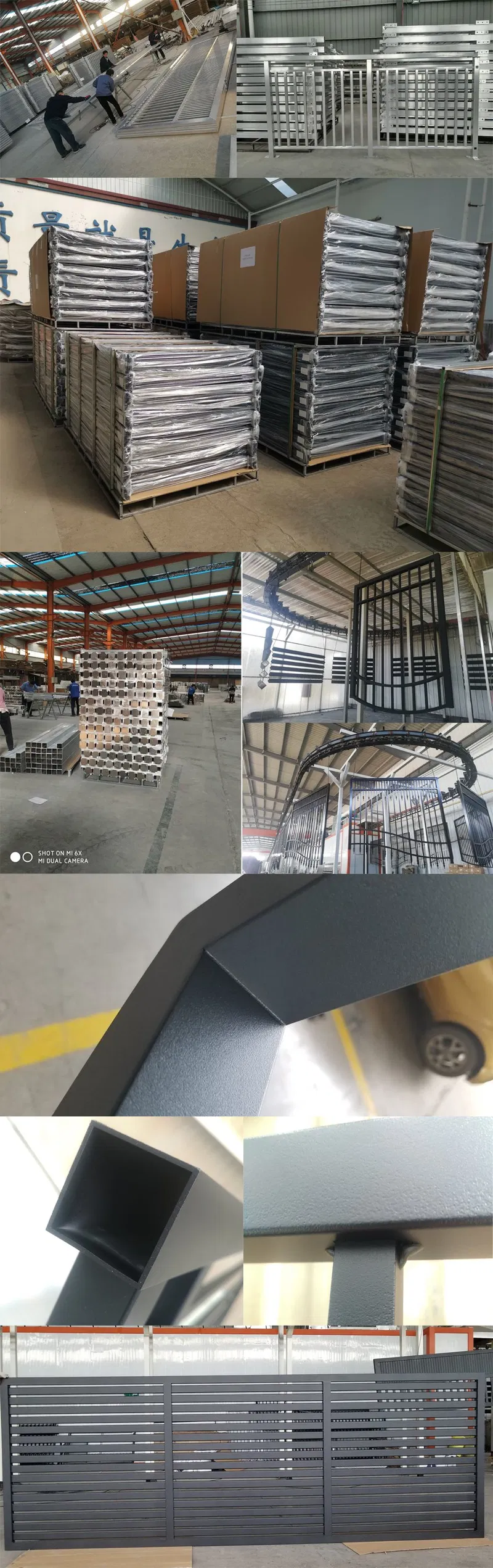 Linqu Factory Steel Fence Wrought Iron Fence