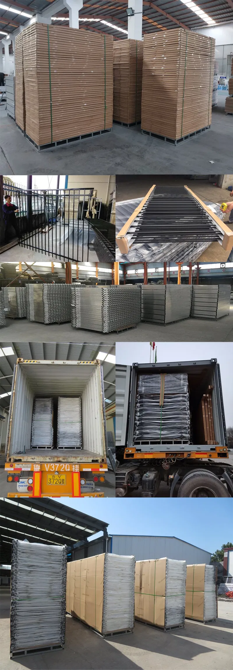 Linqu Factory Steel Fence Wrought Iron Fence