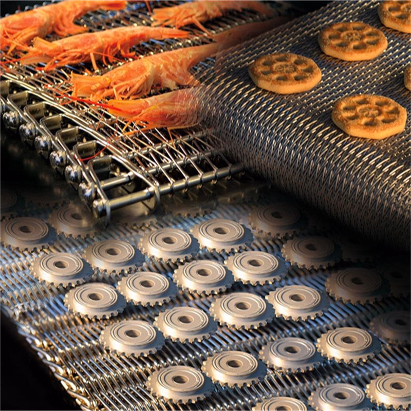 High Temperature Stainless Steel Chain Wire Mesh Belt Conveyor Belt