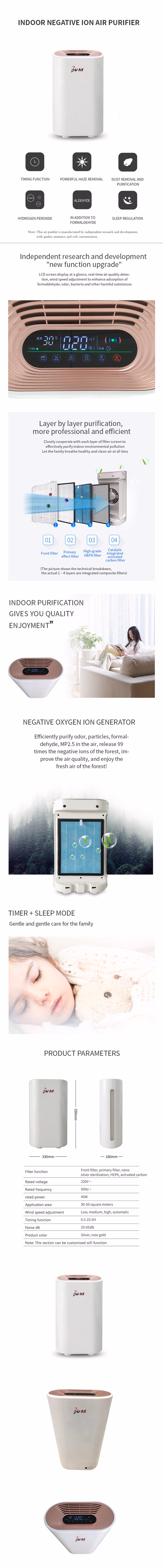 2020 New Home Use Air Cleaner with CE Kc for Household