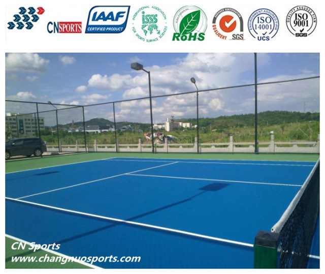 High Rebound Acrylic Tennis Court with Itf Certificate