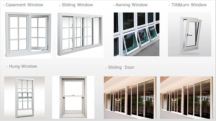 Good Qualitu PVC Door UPVC Sliding Door with Mosquito Net