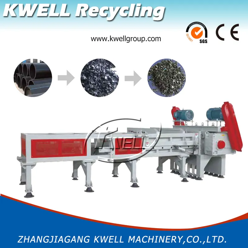 Large Diameter Pipe Shredder Machine