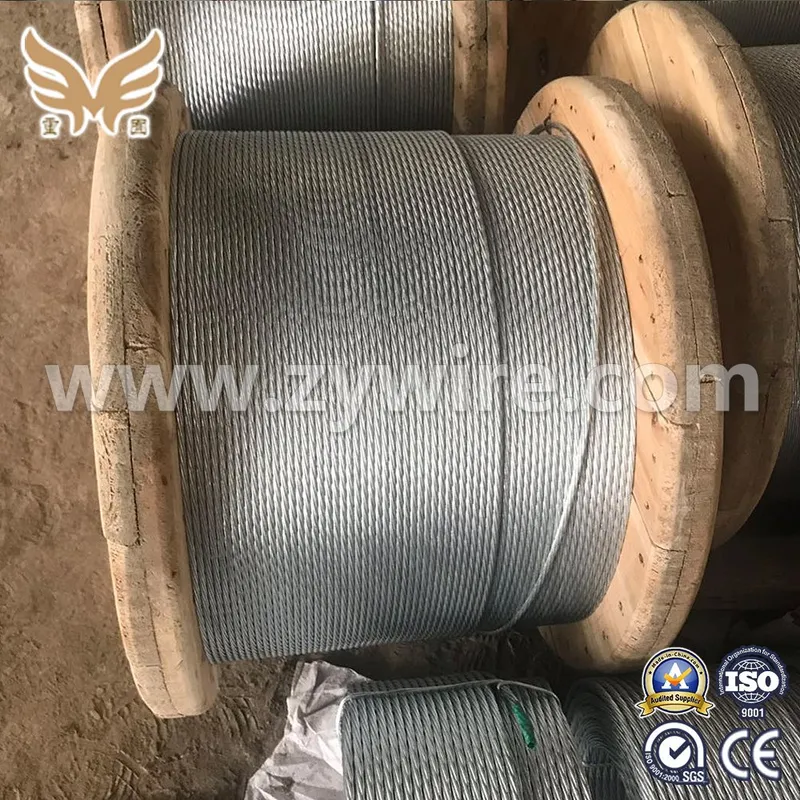 1X7 Galvanized Steel Wire Strand for Ground Wire