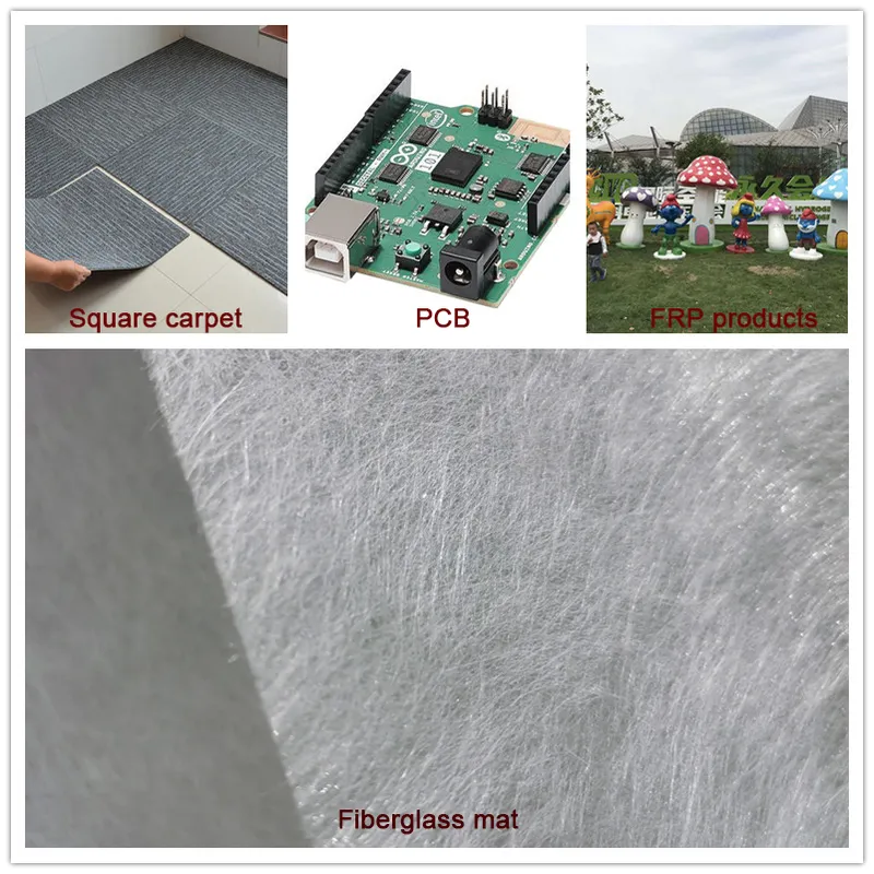 Glass Fiber Surface Mat Smooth Surface Good Flexibility