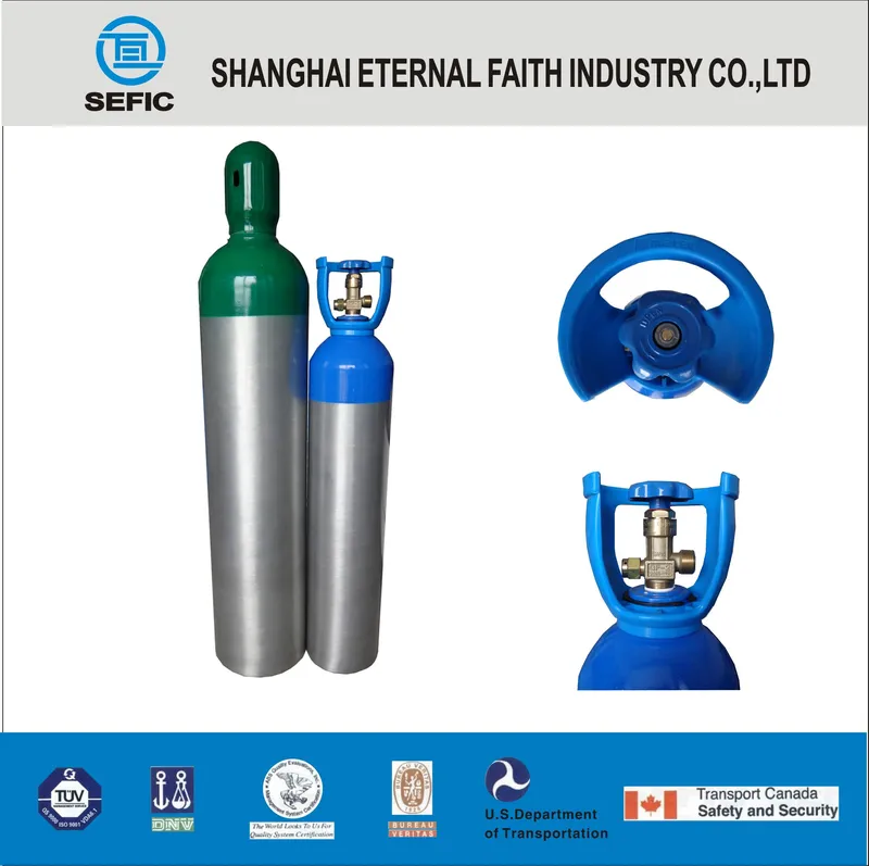 Bs5405 Small Portable Aluminum Oxygen Gas Cylinder