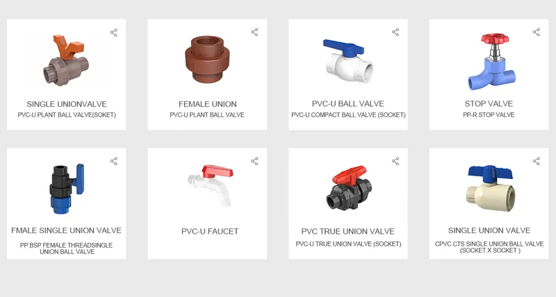 Origin Direct PVC Fitting and CPVC Pipe Fittings From China