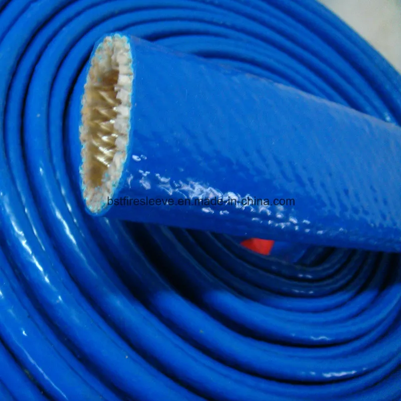 Silicone Jacket Fiberglass Hose Insulation Heat Sleeve