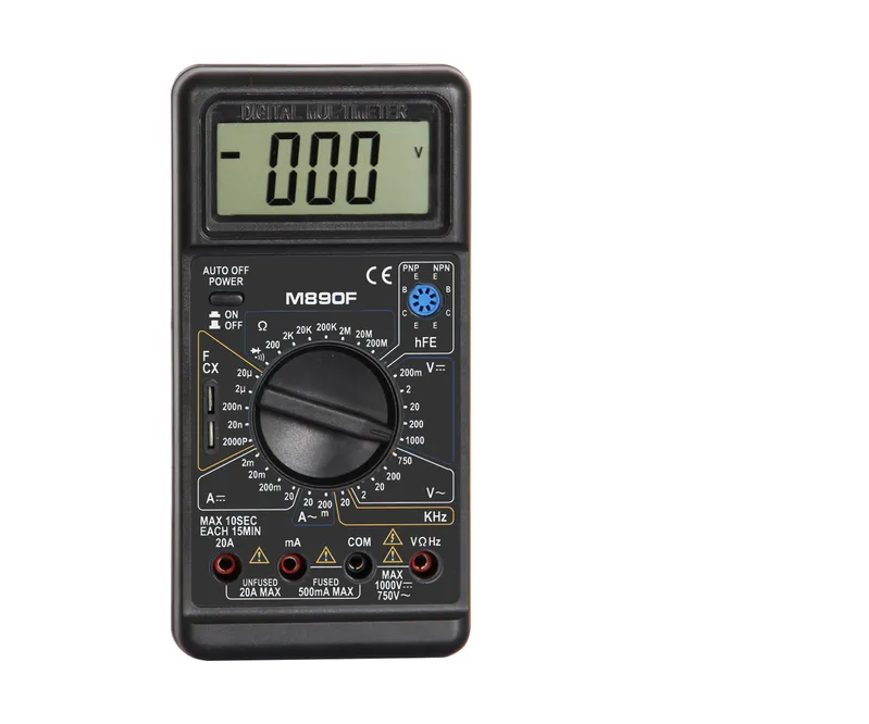 Dt-890 Digital Multimeter Thermometer Clamp Meter